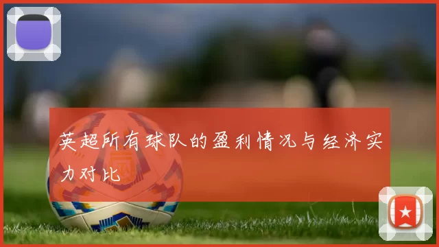 英超所有球队的盈利情况与经济实力对比